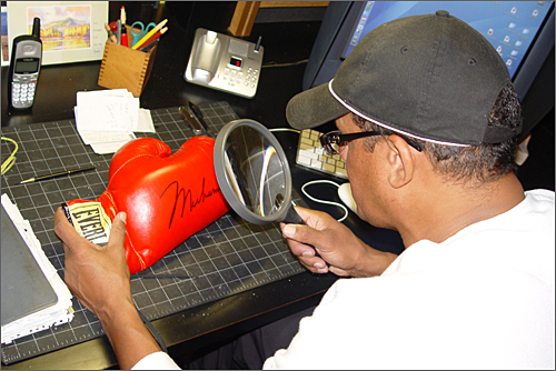 Muhammad Ali Memorabilia Authentication Process